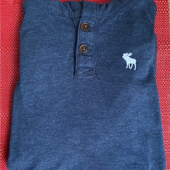 👕 Abercrombie Kids Size M (12) Buttoned Hooded Long Sleeve shirt 👕 - Picture 5 of 8